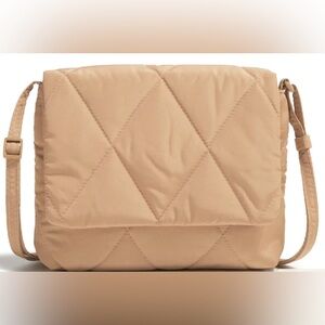 Vera Bradley Tan Small Flap Hipster Crossbody Bag Tiger’s Eye Print